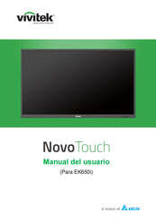 Delta Vivitek Novo Touch EK650i Manual Del Usuario