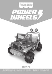 Fisher-Price Power Wheels HPX71 Manual Del Usuario