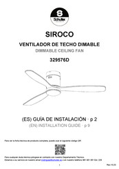 SCHULLER SIROCO 329576D Guia De Instalacion