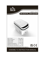 HOMCOM C00-023V90 Manual De Montaje E Instrucciones