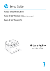 HP LaserJet Pro MFP 3101fdw Guía De Configuración