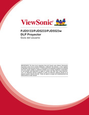 ViewSonic PJD5133 Guia Del Usuario