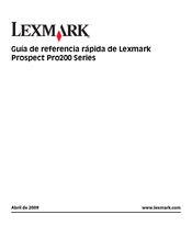 Lexmark Pro200 Serie Guía De Referencia Rápida