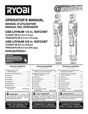 Ryobi FVRC51 Manual Del Operador