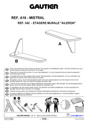 Gautier MISTRAL A16-342 Instrucciones De Montaje