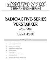 Ground Zero RADIOACTIVE GZRA 4230 Manual Del Usuario