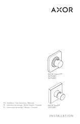 Axor Starck 10755 1 Serie Instrucciones De Montaje / Manejo / Garantía