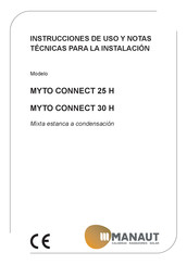 Manaut MYTO CONNECT 25 H Instrucciones De Uso Y Notas Técnicas Para La Instalación