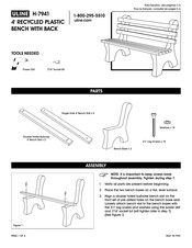 Uline H-7941 Instrucciones De Ensamble