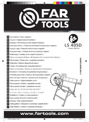 Far Tools LS 405D Traduccion Del Manual De Instrucciones Originale