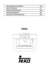 Teka CM 45 Manual Del Usuario