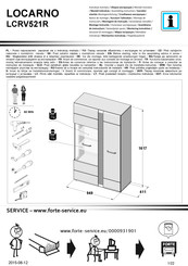 Forte LCRV521R Instrucciones De Montaje