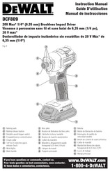 DeWalt DCF809C2R Manual De Instrucciones