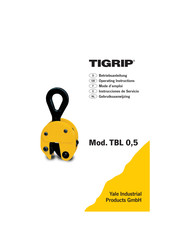 Tigrip TBL 0,5 Instrucciones De Servicio