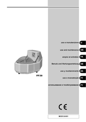 Fimar FF/30 Uso Y Mantenimiento