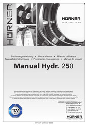 HURNER Hydraulic 250 Manual De Instrucciones