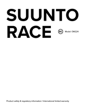 Suunto RACE OW224 Manual