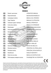 Cramer RM800 Manual Del Operario