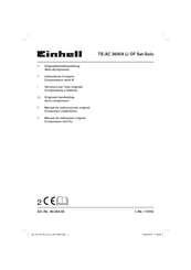 EINHELL TE-AC 36/6 Li OF Manual De Instrucciones Original