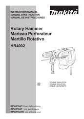 Makita HR4002 Manual De Instrucciones