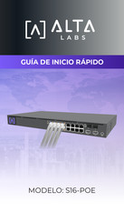 ALTA LABS S16-POE Guia De Inicio Rapido