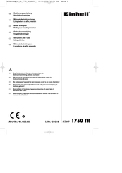 EINHELL 41.405.60 Manual De Instrucciones