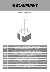 Blaupunkt 5DB 96452 Montaje Y Modo De Empleo