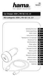 Hama PD/QC 2.0 Instrucciones De Uso