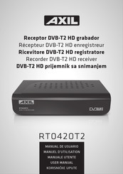 AXIL RT0420t2 Manual De Usuario