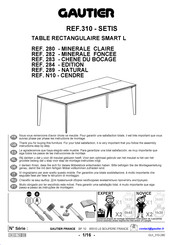 Gautier 284 Instrucciones De Montaje