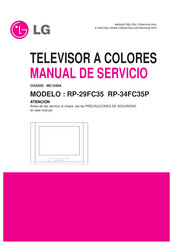 LG RP-29FC35 Manual De Servicio