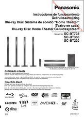 Panasonic SC-BT330 Instrucciones De Funcionamiento