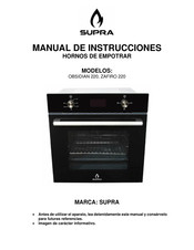 Supra OBSIDIAN 220 Manual De Instrucciones