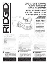 RIDGID R26011 Manual Del Operador