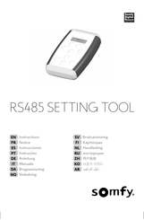 SOMFY R.S485 SETTING TOOL Instrucciones