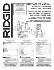 RIDGID R29202 Manual Del Operador