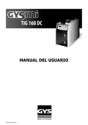 GYS TIG 160 DC Lift Manual Del Usuario