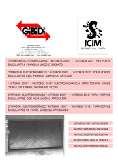 GiBiDi AUTOBOX 2012 Instrucciones Para El Montaje