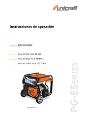 unicraft PG-E 40 SRA Instrucciones De Operación