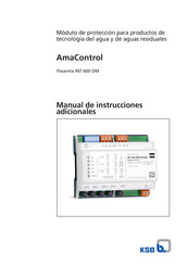 KSB Amacontrol Serie Manual De Instrucciones Adicionales