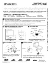 American Standard HAMILTON Instrucciones De Instalación