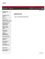 Sony BRAVIA KDL-32W700B Manual