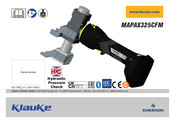 Emerson Klauke MAPAX325CFM Manual Del Usuario