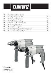 Narex EV 13 G-2 Instrucciones De Uso Originales