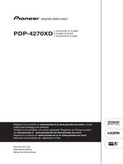 Pioneer PDP-4270XD Manual