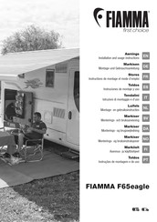 Fiamma F65eagle 400 Polar White Instrucciones De Montaje Y Uso