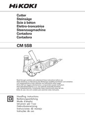 HIKOKI CM 5SB Instrucciones De Manejo