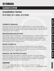 Yamaha Installation Serie Manual De Instrucciones