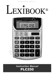 LEXIBOOK PLC250 Manual Del Usuario