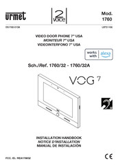 Urmet 2Voice VOG 7 1760/32 Manual De Instalación